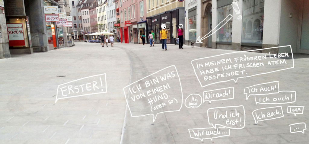 Augsburg Annastraße Pflaster