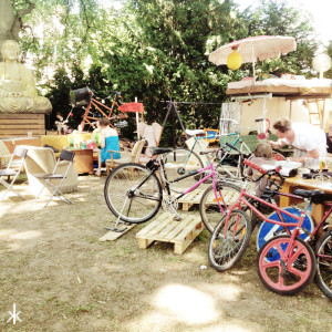Die Bike Kitchen auf dem Modular Festival 2015 in Augsburg