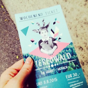 Stereowald Festival letzte Karte aus dem Lamm