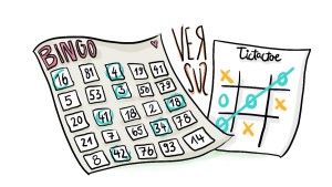 Beziehungs-Bingo vs. Dating-TicTacToe