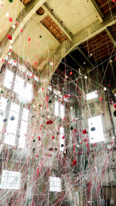 Installation Wollfront im Ofenhaus – Sebastian Giussandi, Daniel Man